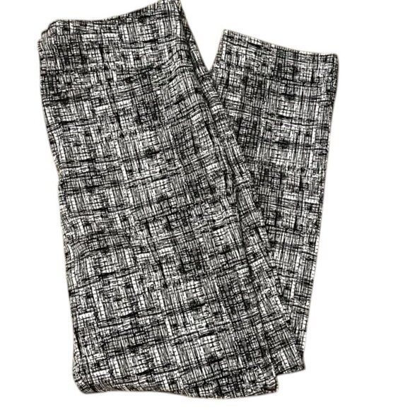 Zac & Rachel Stretch Pull-On Capri Black White 12 - Picture 3 of 4